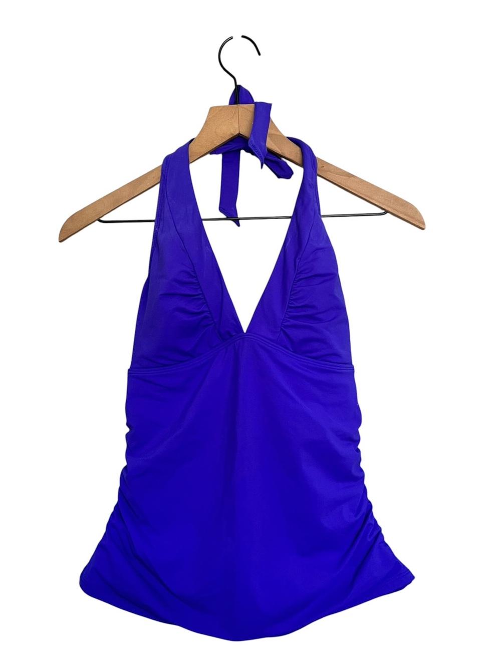 Athleta swim Tankini Top size medium ruched sides for contour look